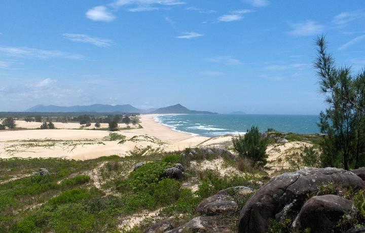 גרופאבה Refugio Vista Mar Praia Da Gamboa - Sc מראה חיצוני תמונה